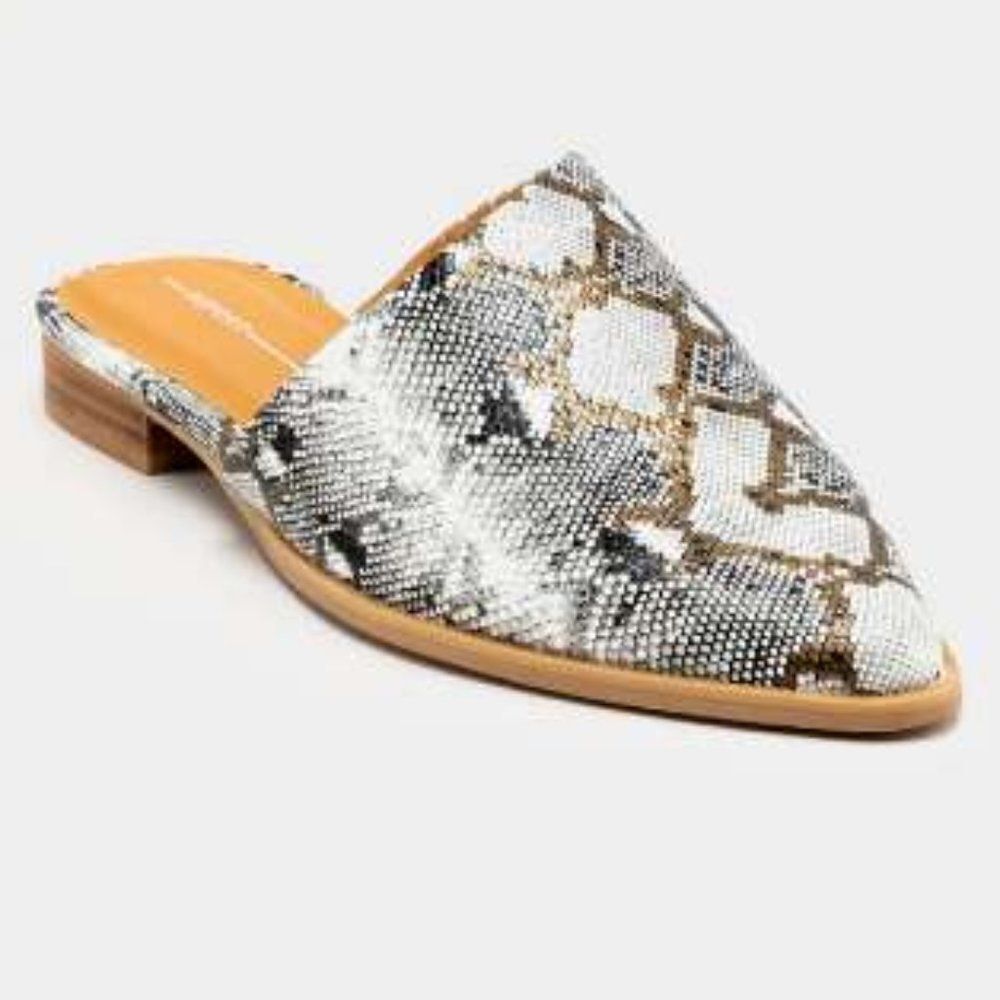 New Report "Illuim" Snake Loafers Mules  7 7.5 8 9